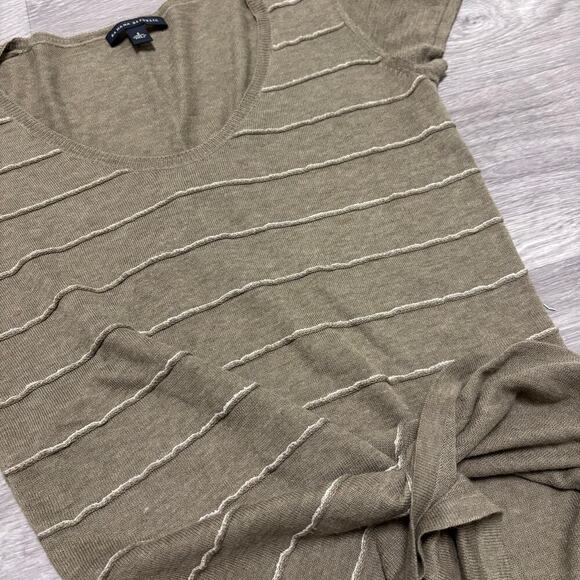 Banana Republic Short Sleeve Women's Sweater Pullover Cotton Knit  Size S - Picture 7 of 8